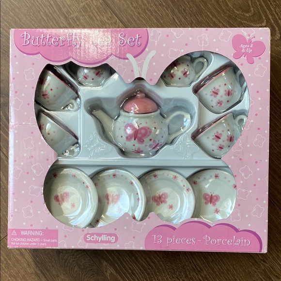 Schylling Butterfly Tea Set - Picture 1 of 3